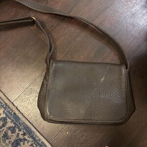 Vintage Dark Brown Coach Small Crossbody
